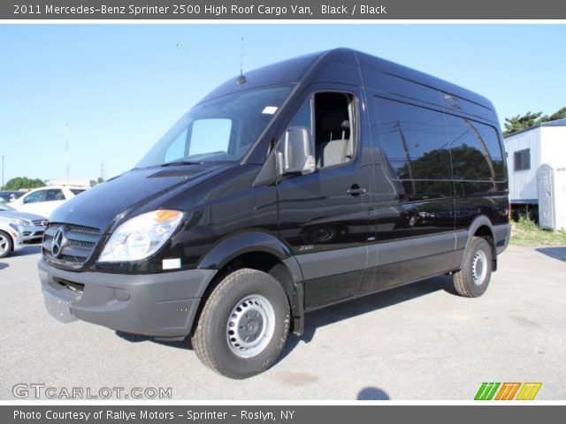 2011 Mercedes-Benz Sprinter 2500 High Roof Cargo Van in Black