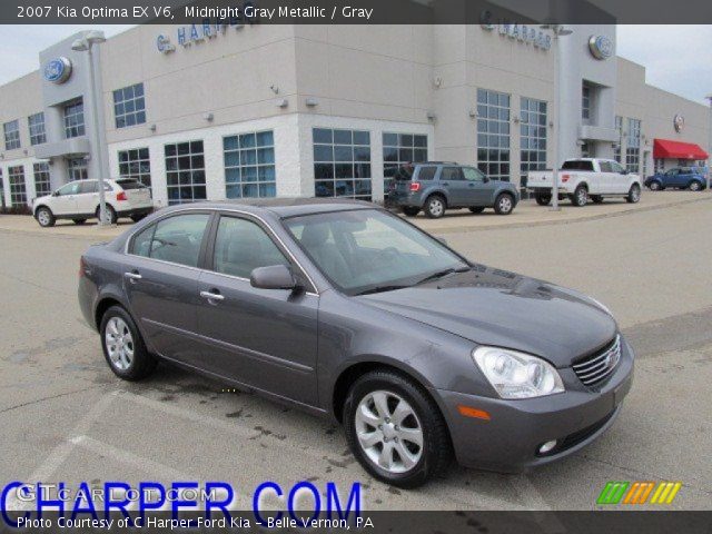 2007 Kia Optima EX V6 in Midnight Gray Metallic