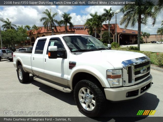 2008 Ford F350 Super Duty King Ranch Crew Cab 4x4 in Oxford White
