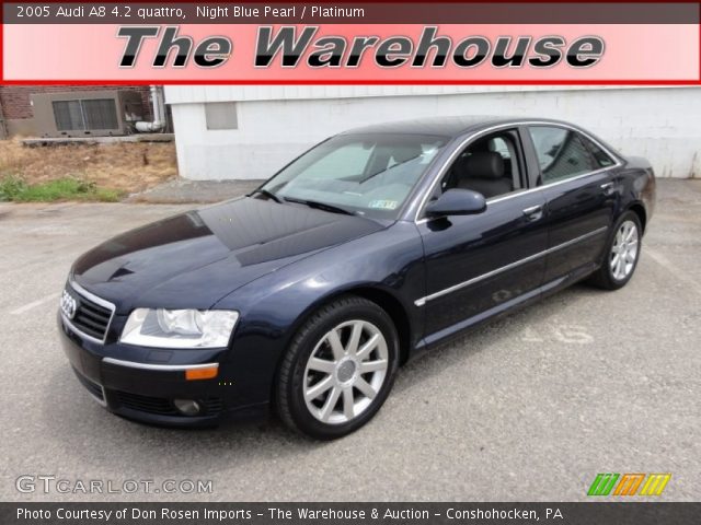 2005 Audi A8 4.2 quattro in Night Blue Pearl