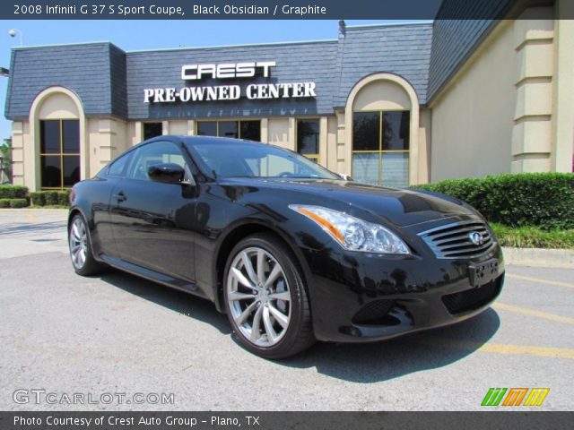 2008 Infiniti G 37 S Sport Coupe in Black Obsidian