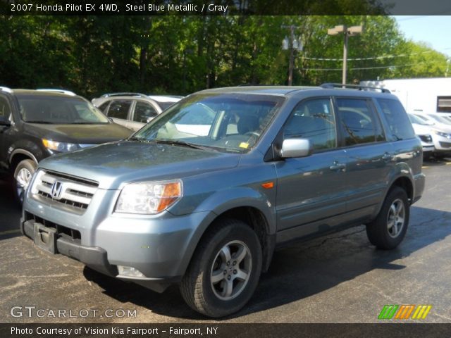 2007 Honda Pilot EX 4WD in Steel Blue Metallic