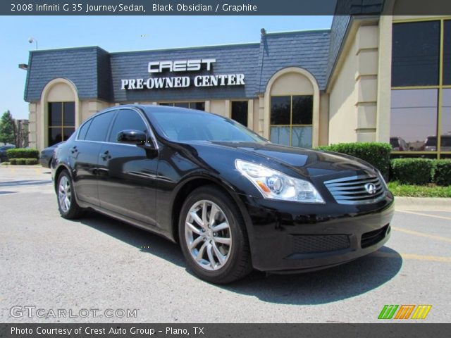 2008 Infiniti G 35 Journey Sedan in Black Obsidian