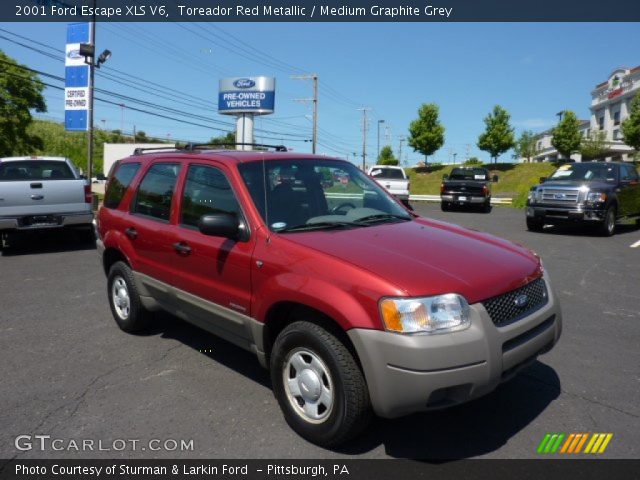 2001 Ford Escape XLS V6 in Toreador Red Metallic