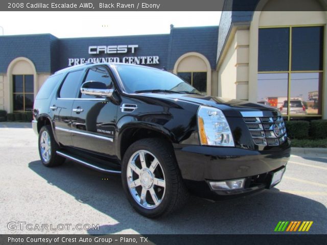 2008 Cadillac Escalade AWD in Black Raven