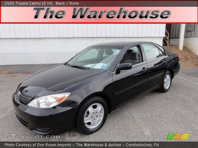 2003 Toyota Camry LE V6 in Black