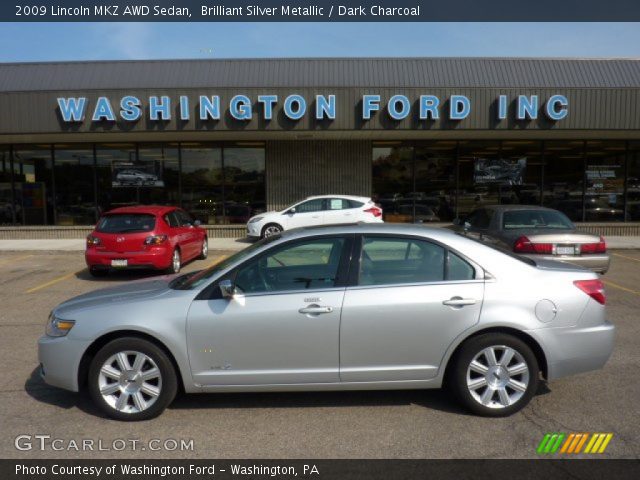 2009 Lincoln MKZ AWD Sedan in Brilliant Silver Metallic