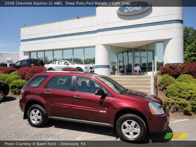 2008 Chevrolet Equinox LS AWD in Deep Ruby Red Metallic