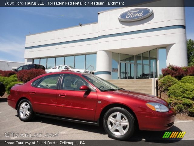 2000 Ford Taurus SEL in Toreador Red Metallic