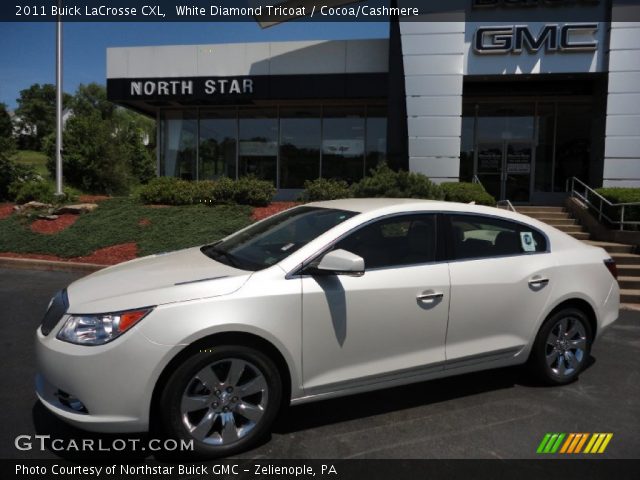 2011 Buick LaCrosse CXL in White Diamond Tricoat