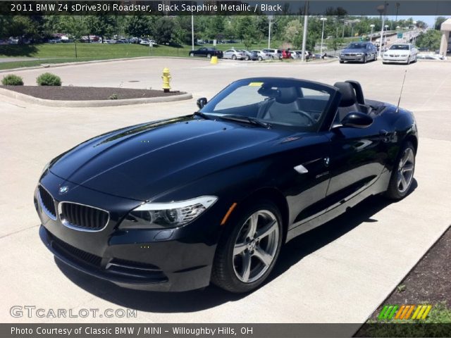 2011 BMW Z4 sDrive30i Roadster in Black Sapphire Metallic