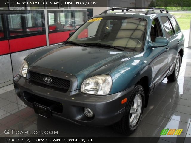 2003 Hyundai Santa Fe GLS 4WD in Pine Green