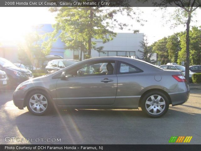 2008 Honda Civic LX Coupe in Galaxy Gray Metallic