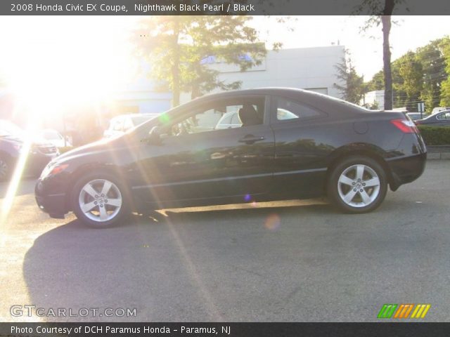2008 Honda Civic EX Coupe in Nighthawk Black Pearl