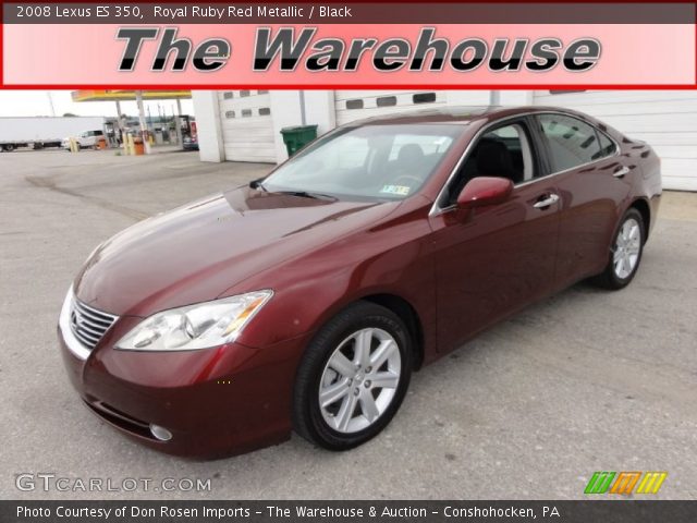 2008 Lexus ES 350 in Royal Ruby Red Metallic