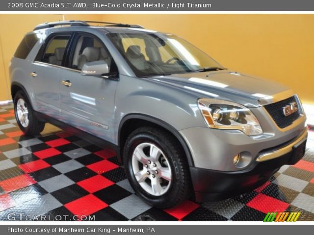 2008 GMC Acadia SLT AWD in Blue-Gold Crystal Metallic