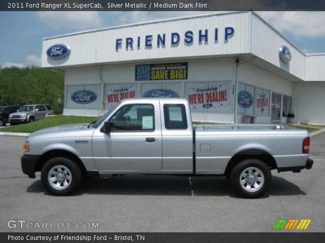 2011 Ford Ranger XL SuperCab in Silver Metallic