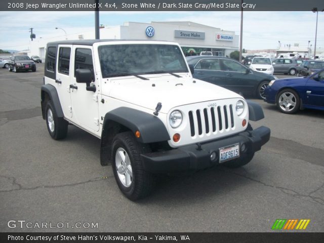 2008 Jeep Wrangler Unlimited X 4x4 in Stone White