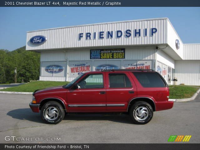 2001 Chevrolet Blazer LT 4x4 in Majestic Red Metallic