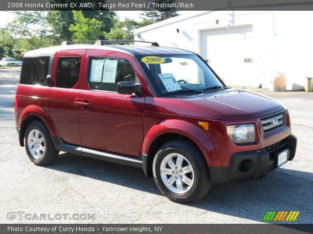 2008 Honda Element EX AWD in Tango Red Pearl