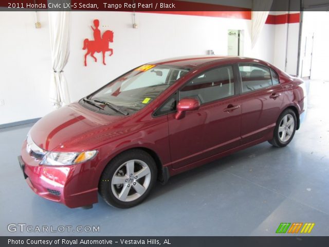 2011 Honda Civic LX-S Sedan in Tango Red Pearl