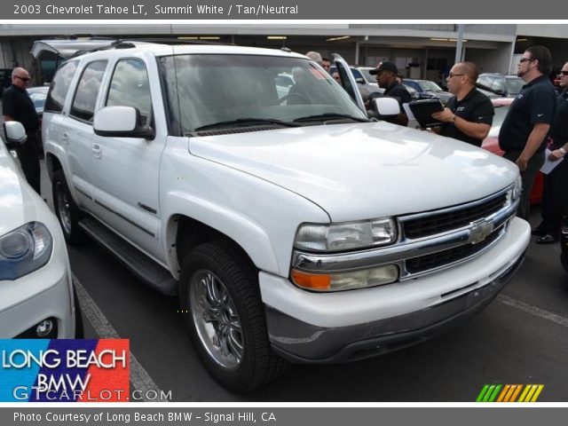 2003 Chevrolet Tahoe LT in Summit White