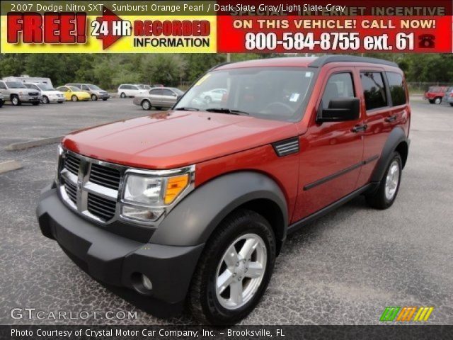 2007 Dodge Nitro SXT in Sunburst Orange Pearl