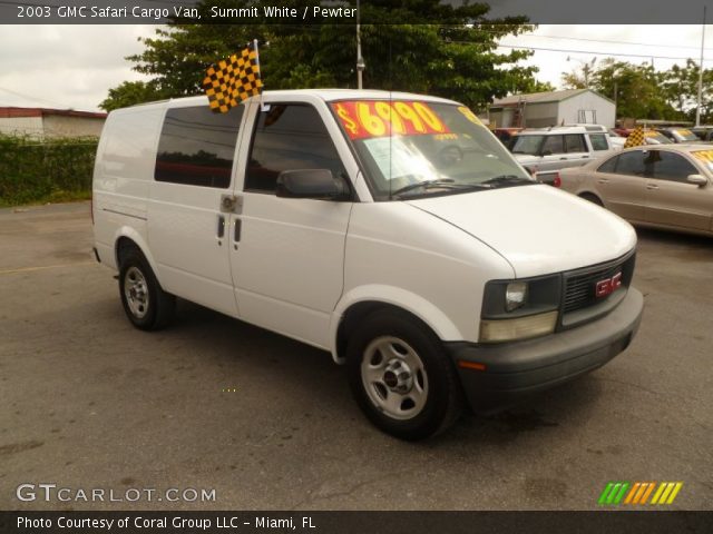 2003 GMC Safari Cargo Van in Summit White