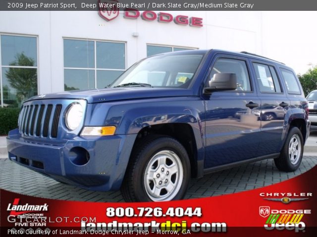 2009 Jeep Patriot Sport in Deep Water Blue Pearl