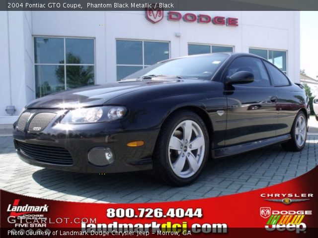 2004 Pontiac GTO Coupe in Phantom Black Metallic