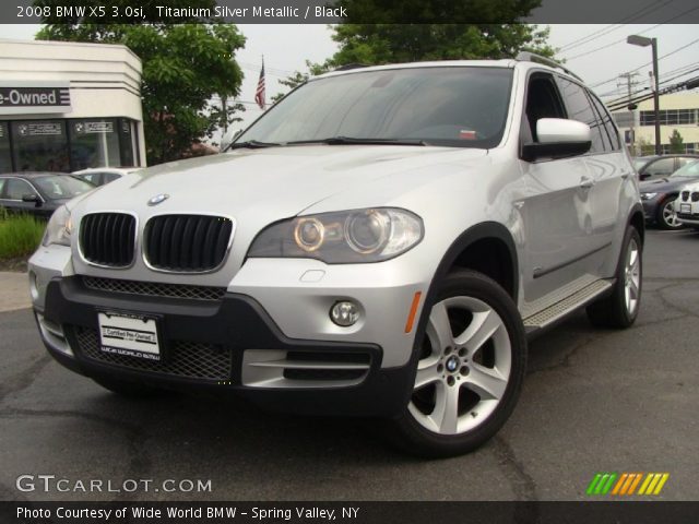 2008 BMW X5 3.0si in Titanium Silver Metallic