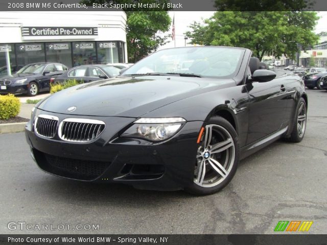 2008 BMW M6 Convertible in Black Sapphire Metallic