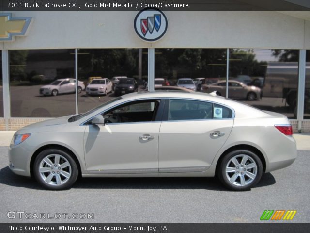 2011 Buick LaCrosse CXL in Gold Mist Metallic