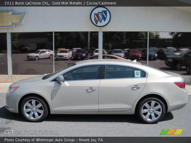 2011 Buick LaCrosse CXL in Gold Mist Metallic