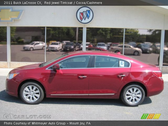 2011 Buick LaCrosse CX in Red Jewel Tintcoat