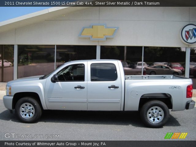 2011 Chevrolet Silverado 1500 LS Crew Cab 4x4 in Sheer Silver Metallic