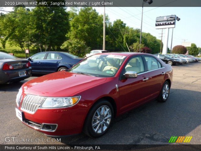 2010 Lincoln MKZ AWD in Sangria Red Metallic