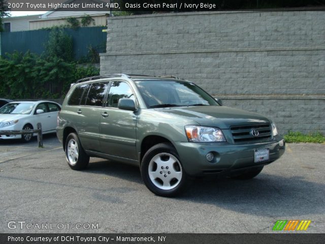 2007 Toyota Highlander Limited 4WD in Oasis Green Pearl