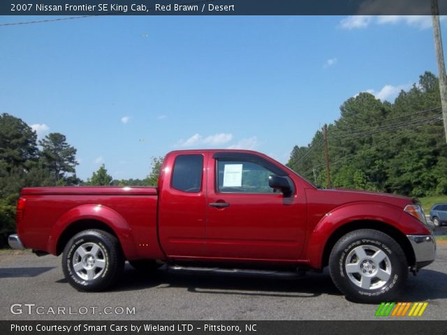 2007 Nissan Frontier SE King Cab in Red Brawn