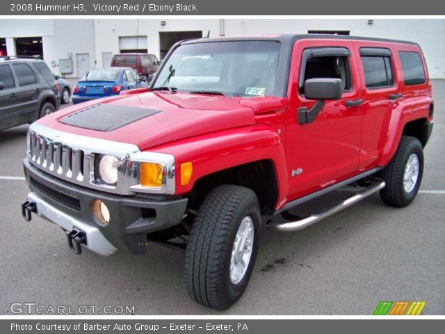 2008 Hummer H3  in Victory Red