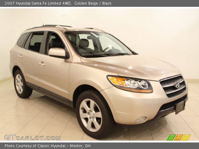 2007 Hyundai Santa Fe Limited 4WD in Golden Beige