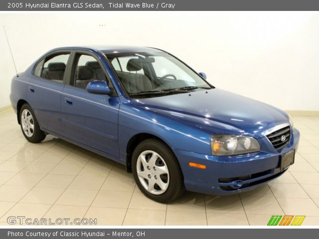 2005 Hyundai Elantra GLS Sedan in Tidal Wave Blue