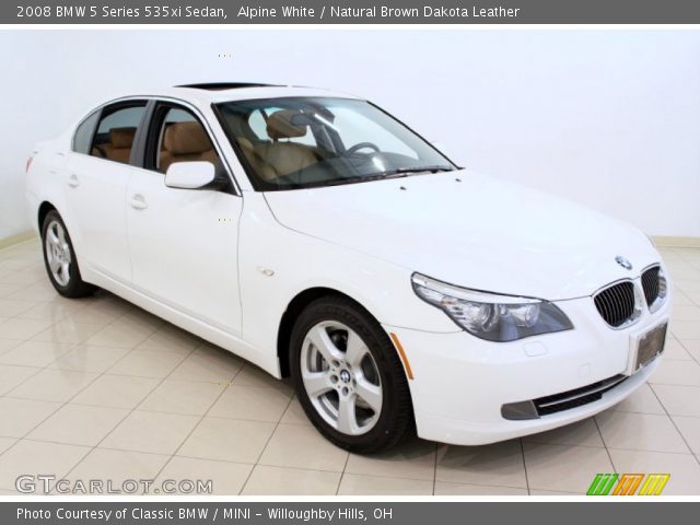 2008 BMW 5 Series 535xi Sedan in Alpine White