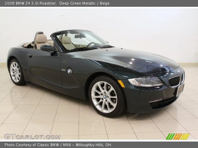 2008 BMW Z4 3.0i Roadster in Deep Green Metallic