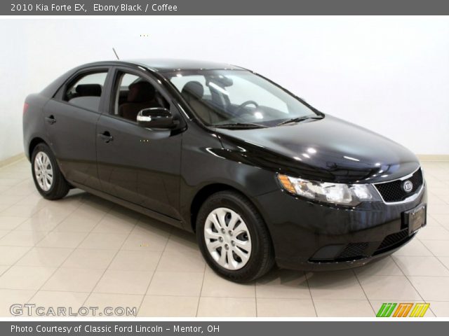 2010 Kia Forte EX in Ebony Black