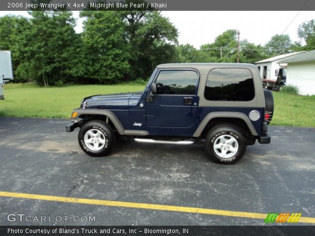 2006 Jeep Wrangler X 4x4 in Midnight Blue Pearl