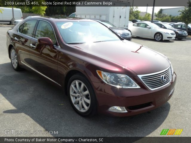 2009 Lexus LS 460 in Noble Spinel Red Mica