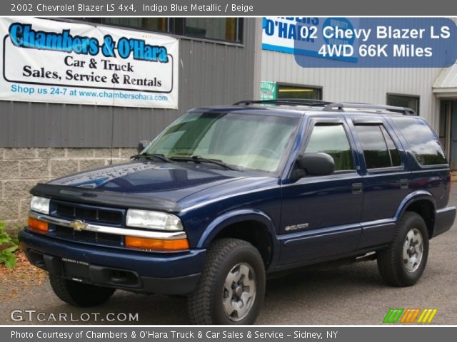 2002 Chevrolet Blazer LS 4x4 in Indigo Blue Metallic