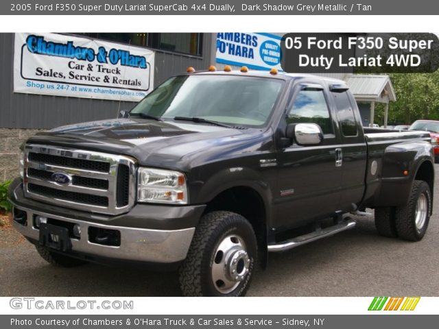 2005 Ford F350 Super Duty Lariat SuperCab 4x4 Dually in Dark Shadow Grey Metallic
