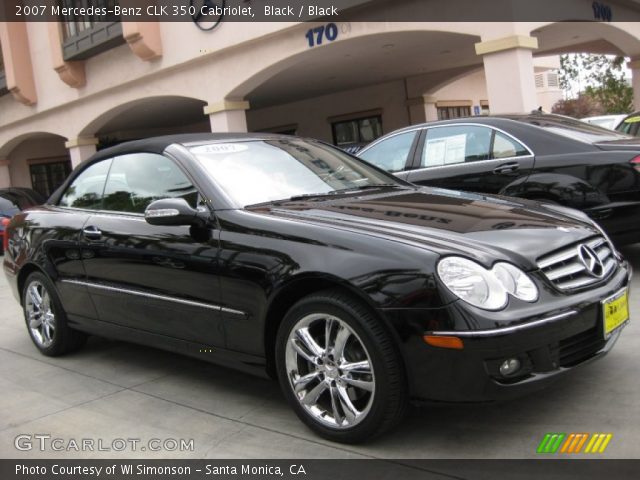 2007 Mercedes-Benz CLK 350 Cabriolet in Black